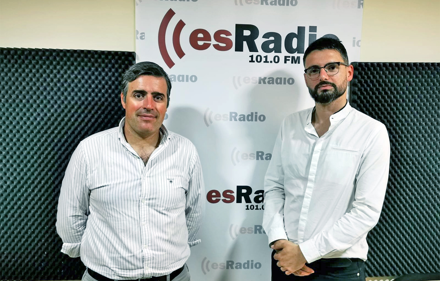 Daniel Illana, a la derecha, junto a Cristóbal Cano, UPA Andalucía