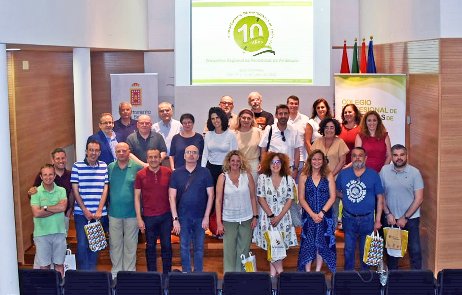 Arranca en Baza el encuentro regional de los periodistas andaluces que celebran este sábado la asamblea general del Colegio de Andalucía