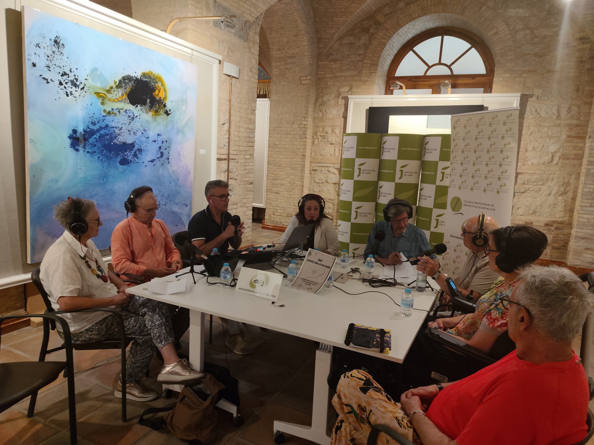 La Asociación de la Prensa de Jaén inicia las grabaciones de “Jaén: cuarenta años en voz propia. Un viaje sonoro por la memoria y el periodismo de sus comarcas”